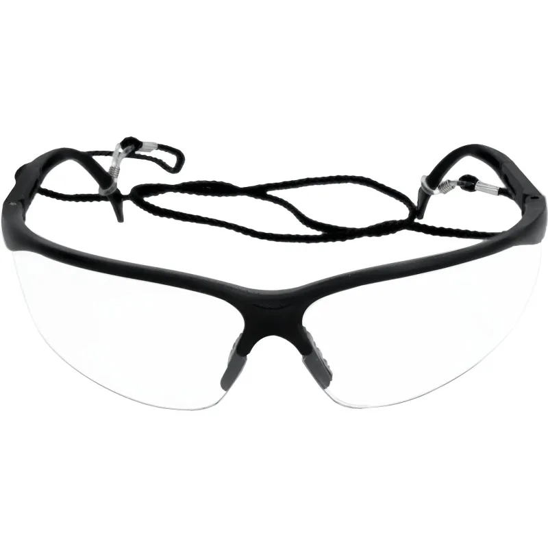 Okulary ochronne, nieparujące, regulowane zauszniki, sznurek zabezpieczający