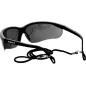 Okulary ochronne przyciemniane, regulowane zauszniki, sznurek zabezpieczający Okulary ochronne przyciemniane, regulowane zauszniki, sznurek zabezpieczający