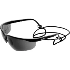 Okulary ochronne przyciemniane, nieparujące, regulowane zauszniki, sznurek zabezpieczający
