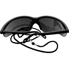 Okulary ochronne przyciemniane, nieparujące, regulowane zauszniki, sznurek zabezpieczający