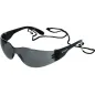 Okulary ochronne poliwęglan, przyciemniane, sznurek zabezpieczający