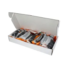 Okulary ochronne poliwęglan, przyciemniane, sznurek zabezpieczający