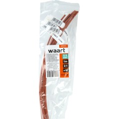 Rurka termokurczliwa 2,5mm x 1m 2:1 - Brązowa 10szt