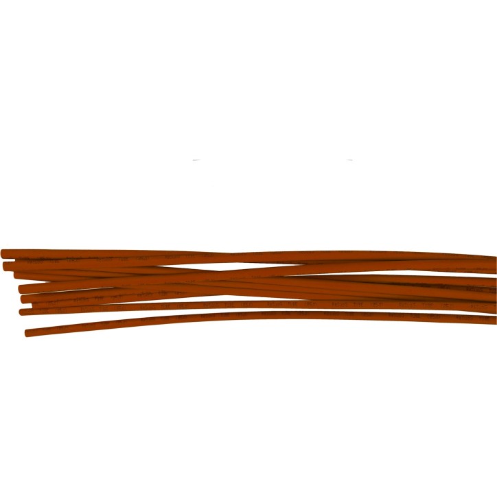 Rurka termokurczliwa 2,5mm x 1m 2:1 - Brązowa 10szt