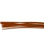 Rurka termokurczliwa 2,5mm x 1m 2:1 - Brązowa 10szt