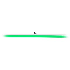 Rurka termokurczliwa 2,5mm x 1m 2:1 - Zielona 10szt