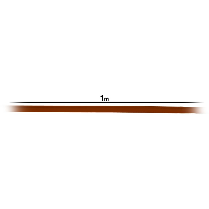Rurka termokurczliwa 3mm x 1m 2:1 - Brązowa 10szt