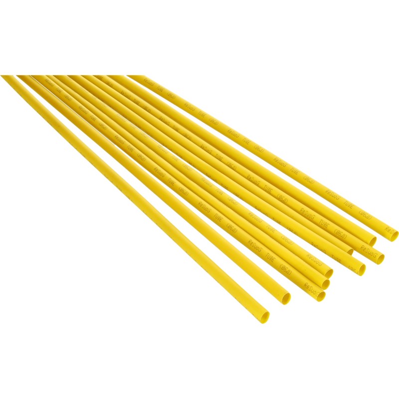 Rurka termokurczliwa 3mm x 1m 2:1 - Żółta 10szt