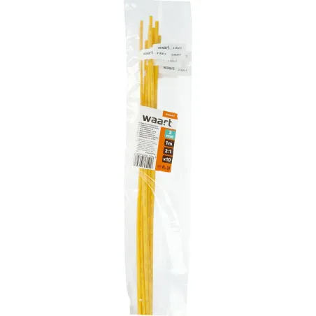Rurka termokurczliwa 3mm x 1m 2:1 - Żółta 10szt