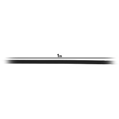 Rurka termokurczliwa 6mm x 1m 2:1 - Czarna 10szt
