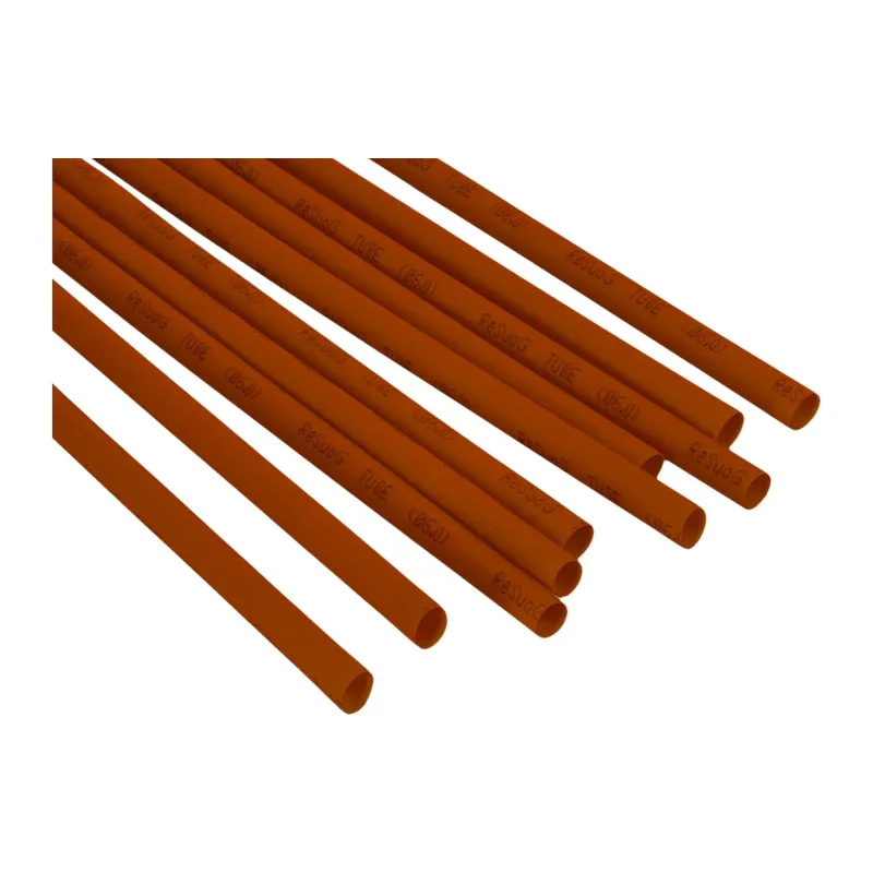 Rurka termokurczliwa 6mm x 1m 2:1 - Brązowa 10szt