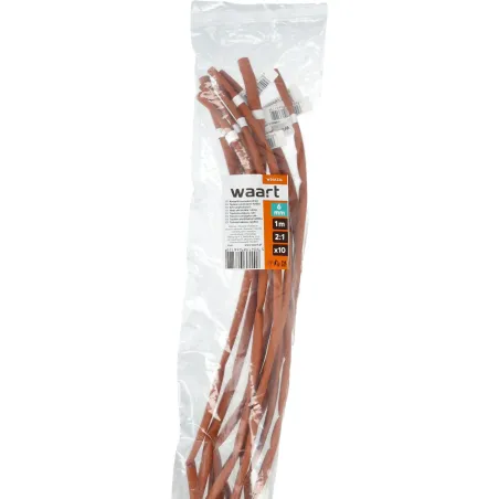 Rurka termokurczliwa 6mm x 1m 2:1 - Brązowa 10szt