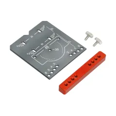 Znacznik otworów pod zawiasy, aluminiowy