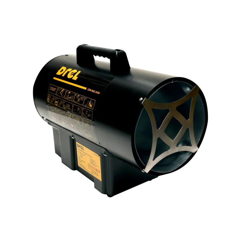 Nagrzewnica gazowa 30kW, reduktor i wąż ciśnieniowy Nagrzewnica gazowa 30kW, reduktor i wąż ciśnieniowy