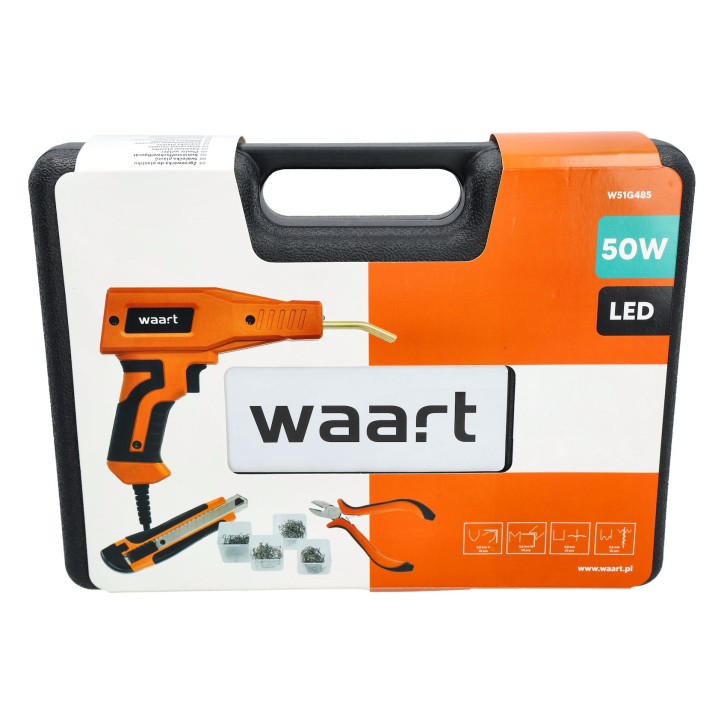Zgrzewarka do plastiku 50 W, dioda LED, akcesoria
