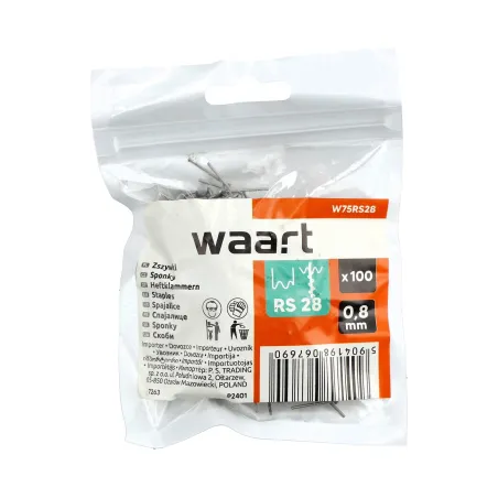 Zszywki do plastiku 0.8mm, duża fala, 100szt.