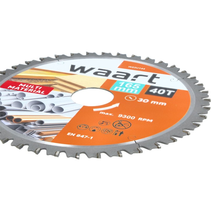 Tarcza do pilarki widiowa 165 x 30 mm, 40T, multimaterial