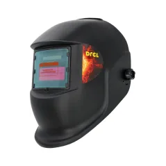 Przyłbica spawalnicza samościemniająca Basic - Czarna DIN11