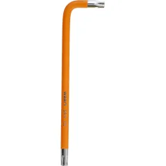 Klucz torx T30 długi - pomarańczowy, otwór,magnes