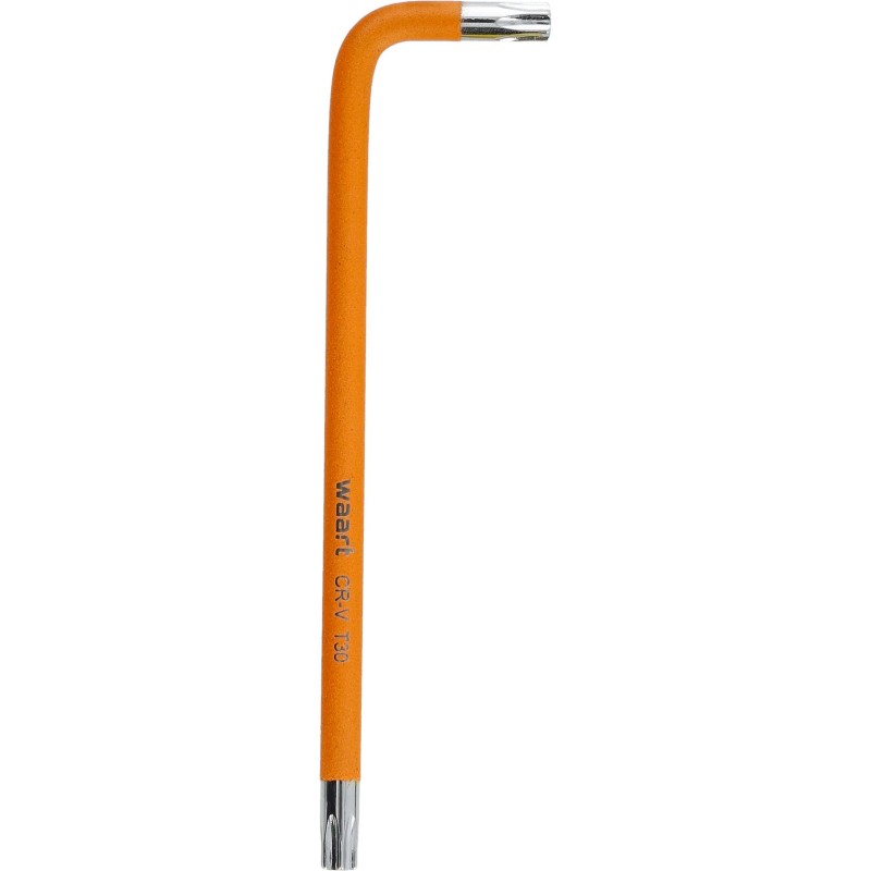 Klucz torx T30 długi - pomarańczowy, otwór,magnes