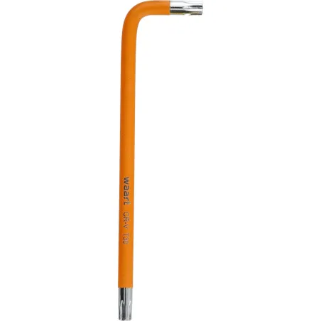 Klucz torx T30 długi - pomarańczowy, otwór,magnes