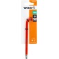 Klucz torx T40 długi - czerwony, otwór,magnes