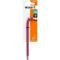 Klucz torx T45 długi - fioletowy, otwór,magnes