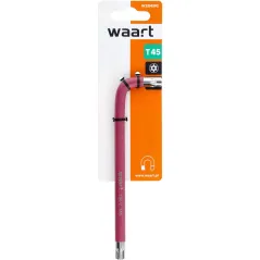 Klucz torx T45 długi - fioletowy, otwór,magnes