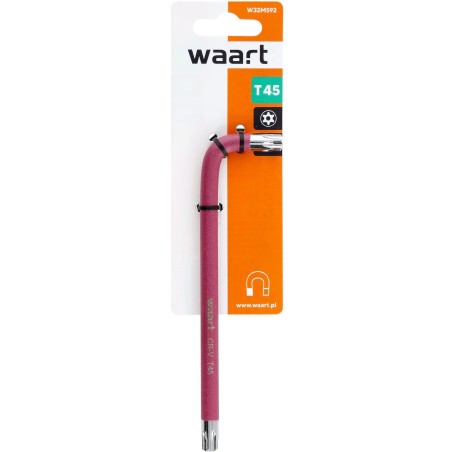 Klucz torx T45 długi - fioletowy, otwór,magnes
