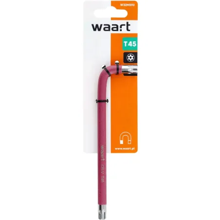 Klucz torx T45 długi - fioletowy, otwór,magnes