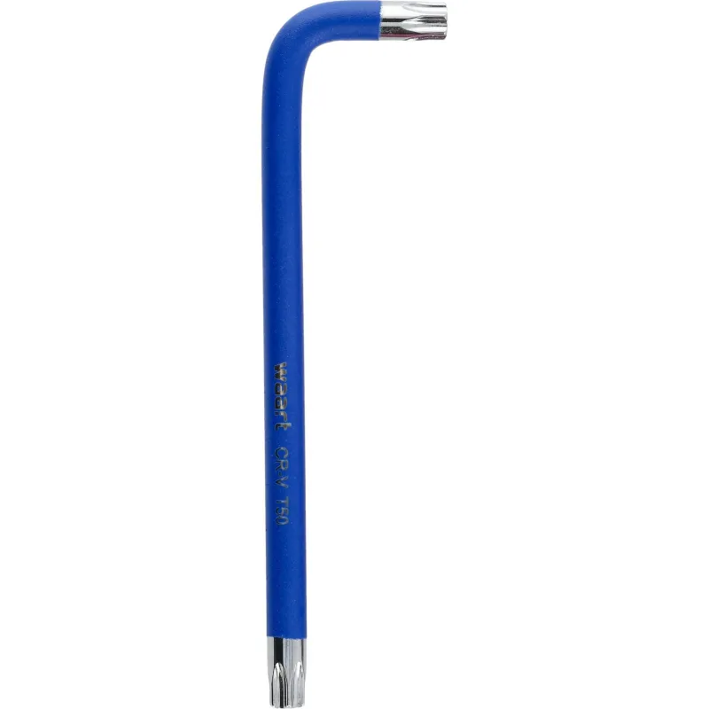 Klucz torx T50 długi - ciemnoniebieski, otwór,magnes