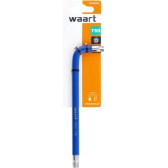 Klucz torx T50 długi - ciemnoniebieski, otwór,magnes