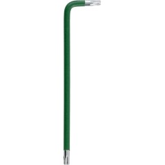 Klucz torx T15 długi - ciemnozielony, otwór