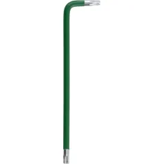 Klucz torx T15 długi - ciemnozielony, otwór