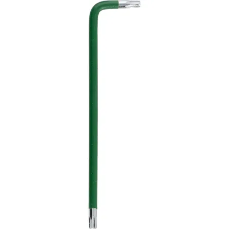Klucz torx T15 długi - ciemnozielony, otwór