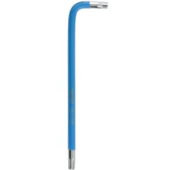 Klucz torx T25 długi - niebieski, otwór,magnes