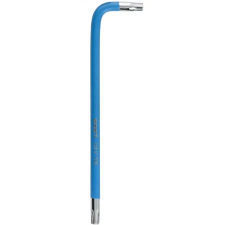 Klucz torx T25 długi - niebieski, otwór,magnes
