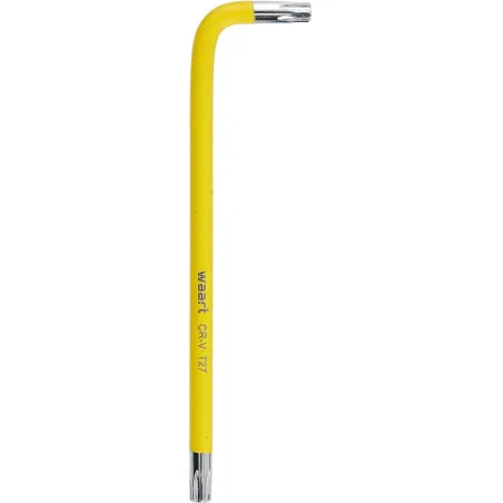 Klucz torx T27 długi - żółty, otwór,magnes