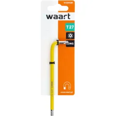 Klucz torx T27 długi - żółty, otwór,magnes
