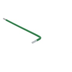 Klucz imbusowy z kulką 2,5mm długi - zielony