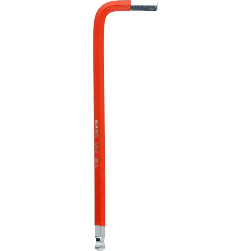 Klucz imbusowy z kulką 6mm długi - czerwony Klucz imbusowy z kulką 6mm długi - czerwony