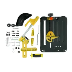 Stojak do szlifierki 115 i 125mm z imadłem i prowadnicą