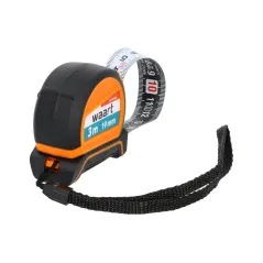 Miara zwijana stalowa 3m, 19mm, dwustronna skala czarno-biała