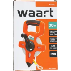 Taśma miernicza włókno szklane 30m, 12,5mm, geodezyjna