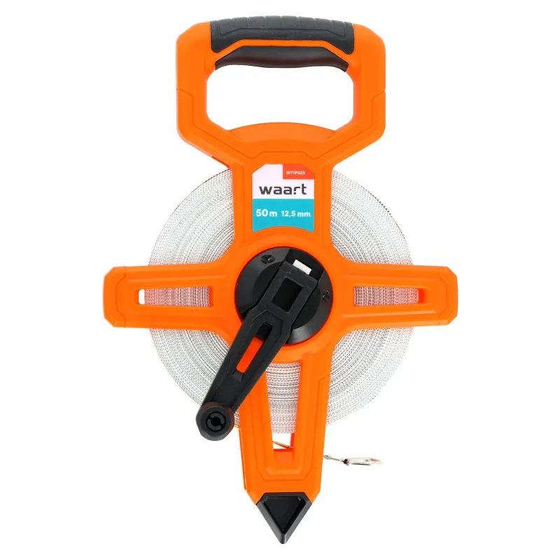 Taśma miernicza włókno szklane 50m, 12,5mm, geodezyjna Taśma miernicza włókno szklane 50m, 12,5mm, geodezyjna