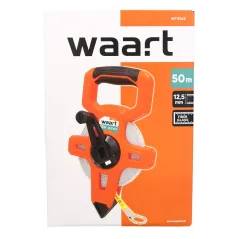 Taśma miernicza włókno szklane 50m, 12,5mm, geodezyjna