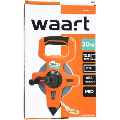 Taśma miernicza stalowa 30m, 12,5mm, geodezyjna