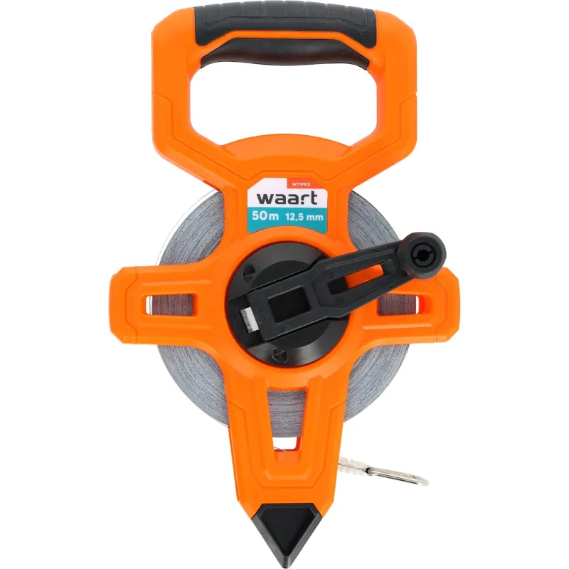 Taśma miernicza stalowa 50m, 12,5mm, geodezyjna Taśma miernicza stalowa 50m, 12,5mm, geodezyjna