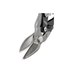 Nożyce do blachy 250mm, CR-MO, czerwone-lewe, skala