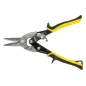 Nożyce do blachy 250mm, CR-MO, żółte-proste, skala